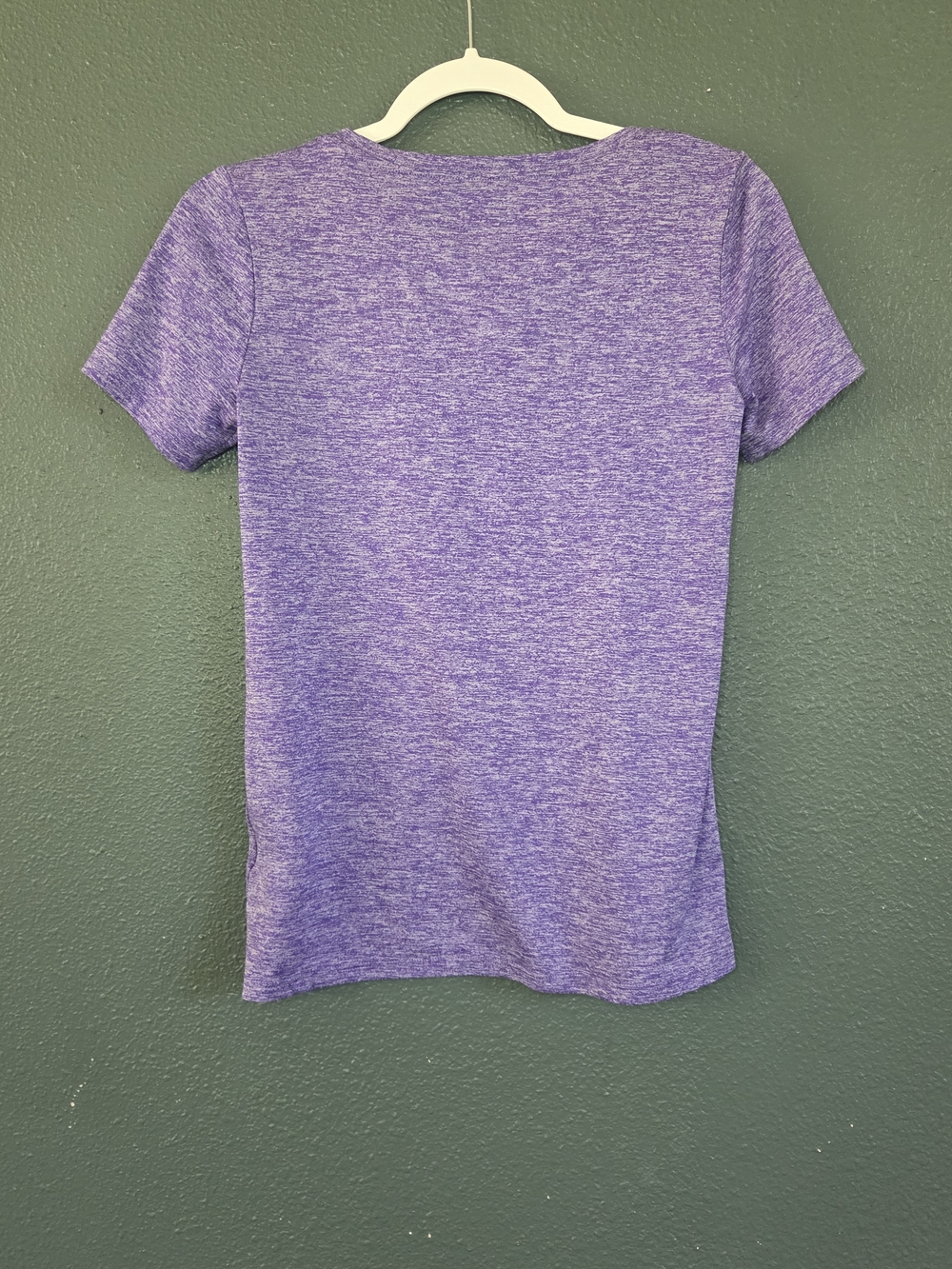 Nike Purple Heather Dri-FIT Short Sleeve Scoop Neck Tee Size S - Picture 2 of 4